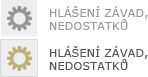 Hlášení závad, nedostatků