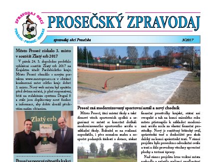 Prosečský zpravodaj 3/2017