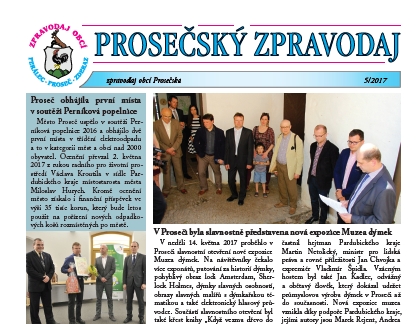 Prosečský zpravodaj 5/2017