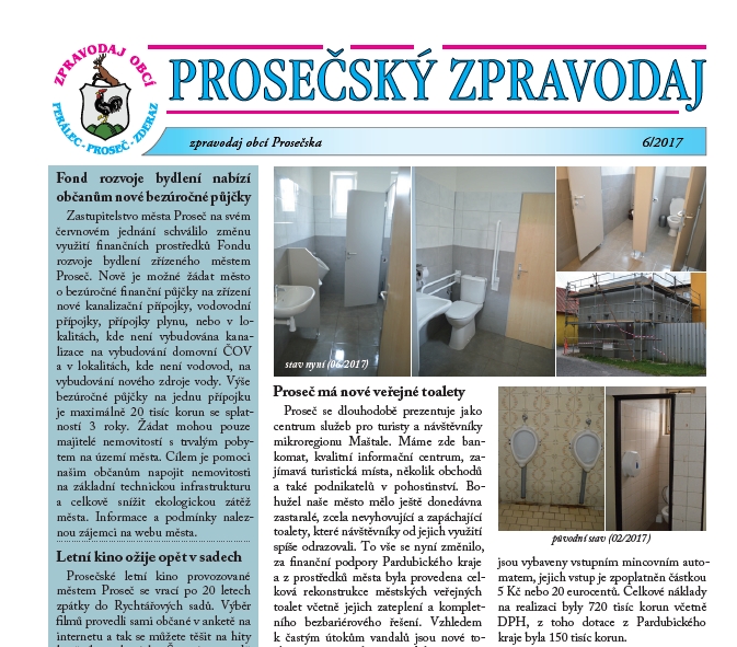 Prosečský zpravodaj 6/2017