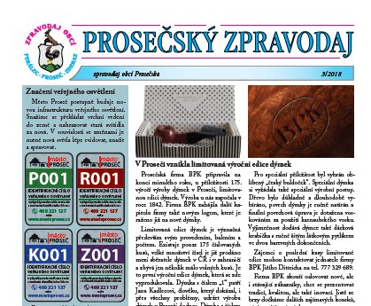 Prosečský zpravodaj 3/2018