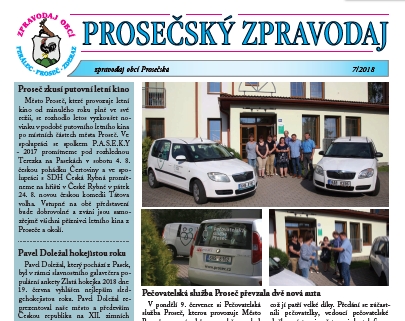 Prosečský zpravodaj 7/2018