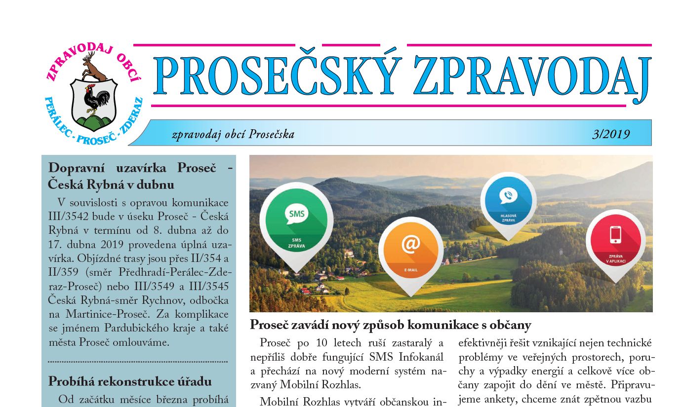 Prosečský zpravodaj 3/2019