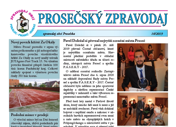 Prosečský zpravodaj 10/2019