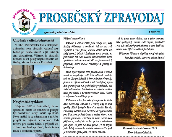 Prosečský zpravodaj 12/2019