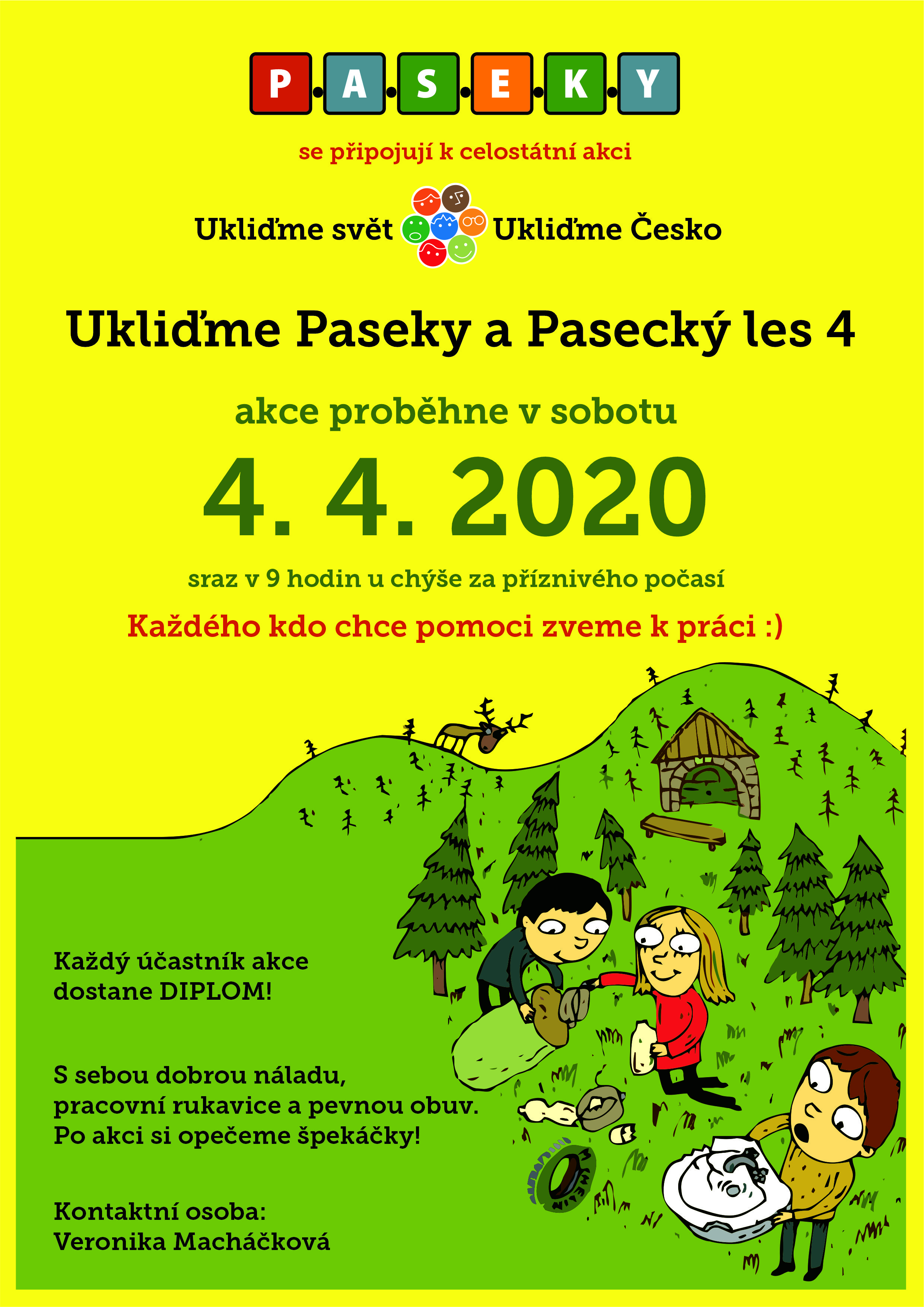 Ukliďme Paseky a Pasecký les