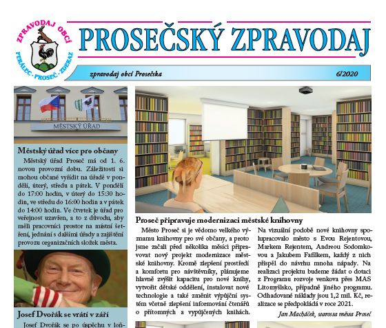 Prosečský zpravodaj 6/2020