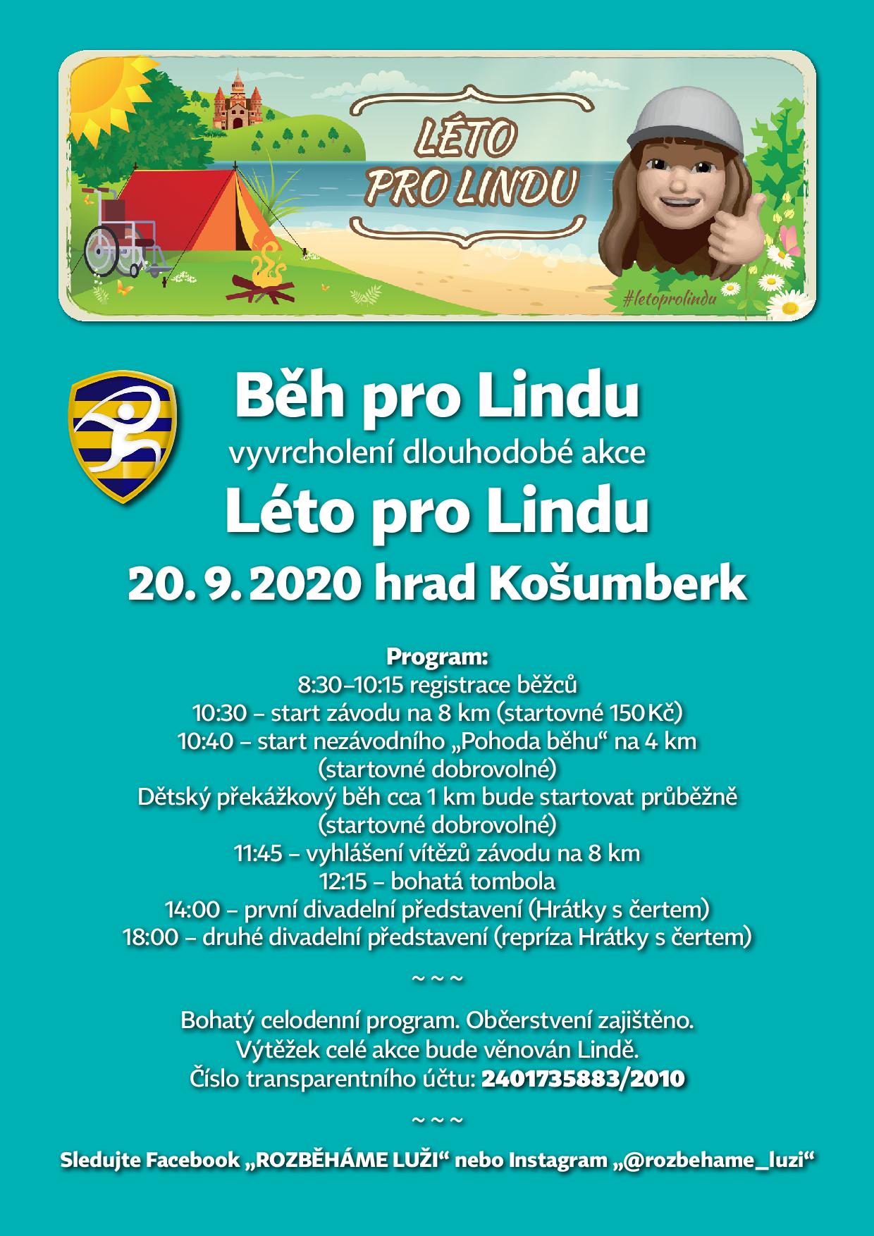 Běh pro Lindu - Léto pro Lindu