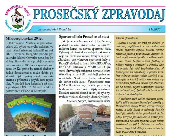 Prosečský zpravodaj 11/2020