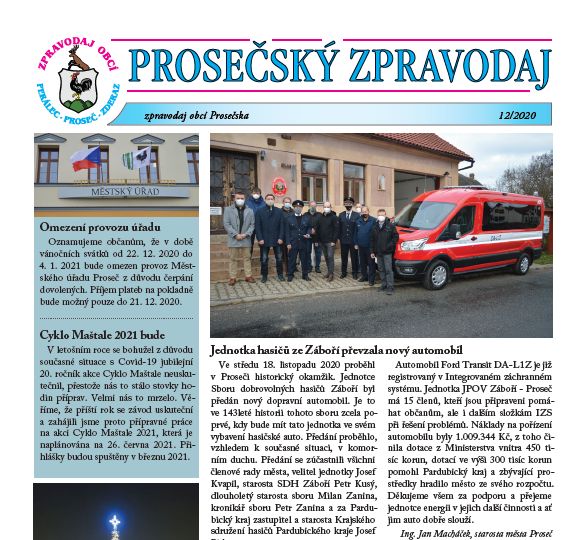 Prosečský zpravodaj 12/2020