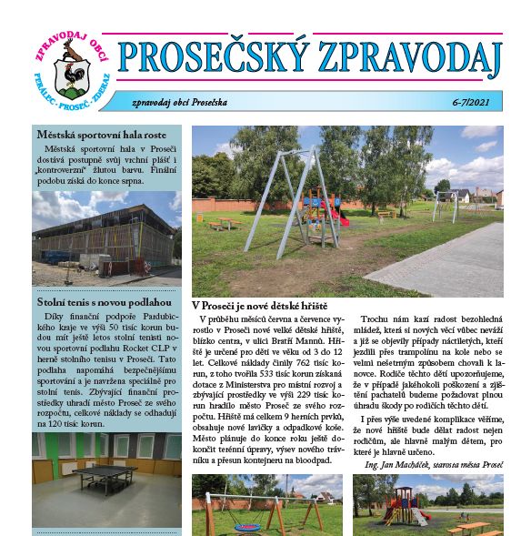 Prosečský zpravodaj 6-7/2021