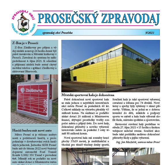 Prosečský zpravodaj 9/2021