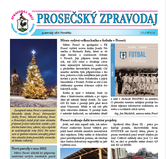 Prosečský zpravodaj 11-12/2021