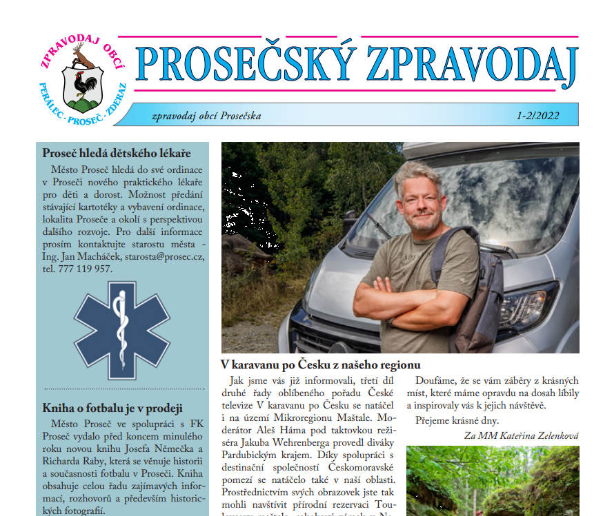 Prosečský zpravodaj 1-2/2022