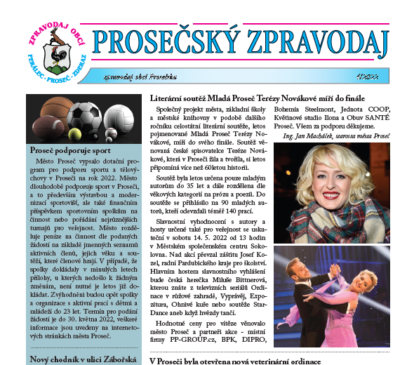 Prosečský zpravodaj 4/2022