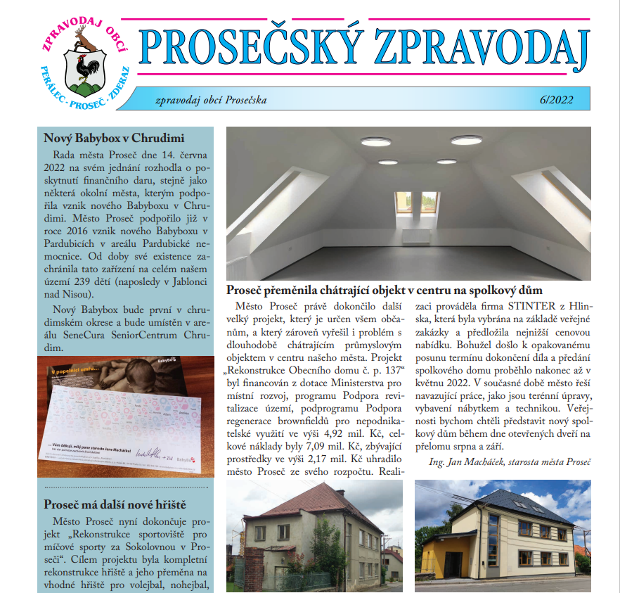 Prosečský zpravodaj 6/2022