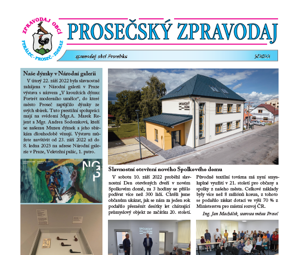 Prosečský zpravodaj 9/2022