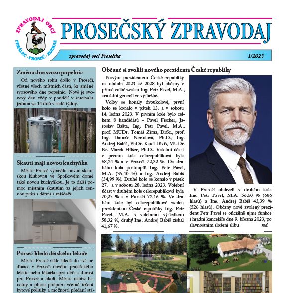 Prosečský zpravodaj 1/2023