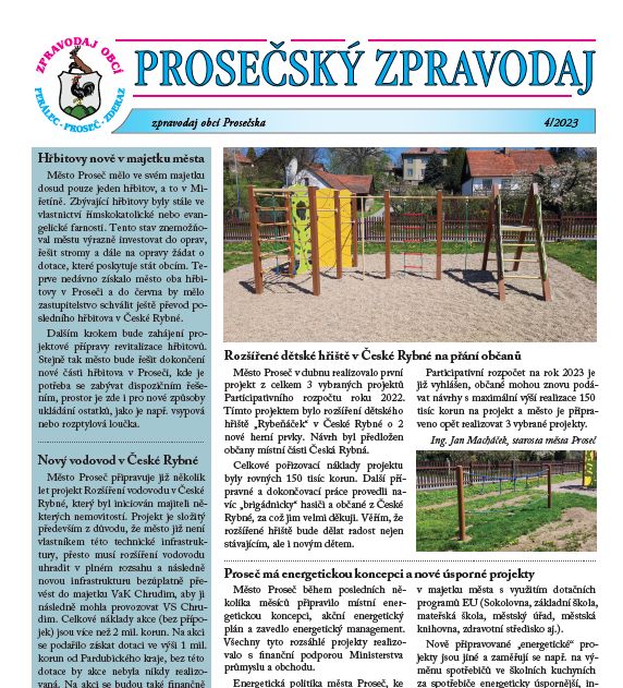 Prosečský zpravodaj 4/2023