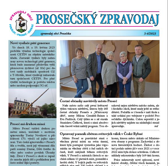 Prosečský zpravodaj 5-6/2023