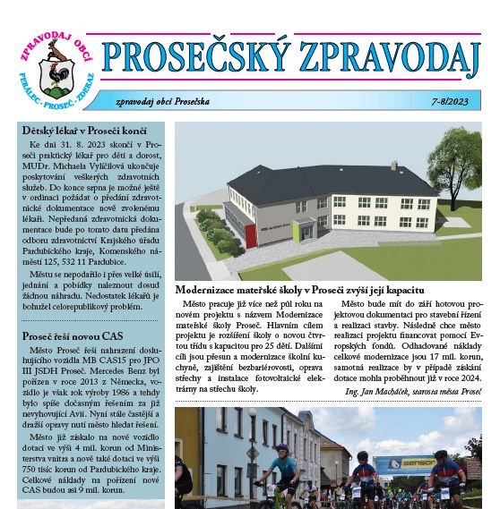 Prosečský zpravodaj 7-8/2023