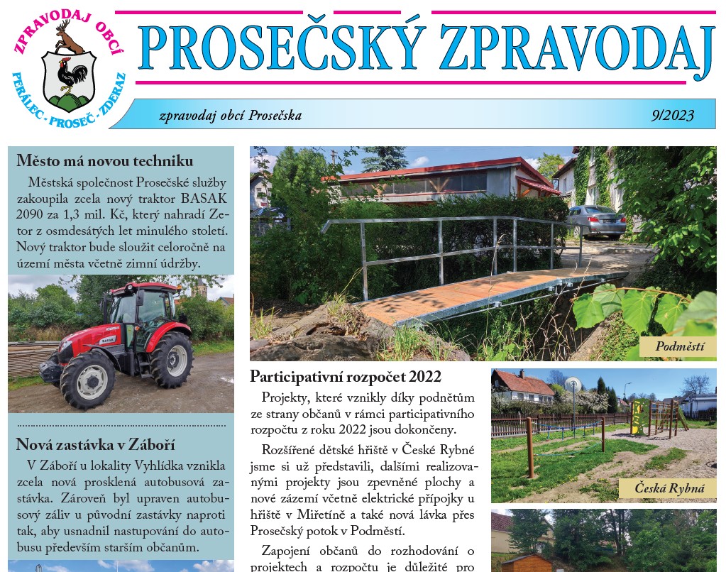 Prosečský zpravodaj 9/2023