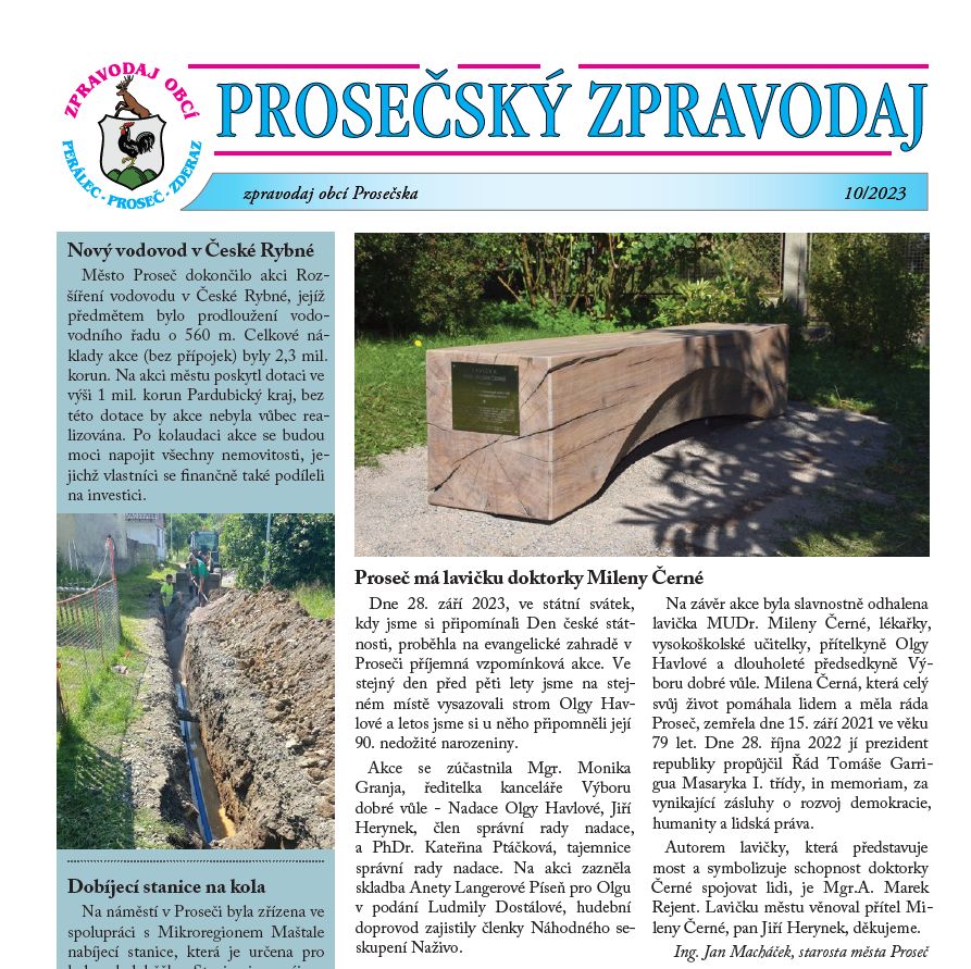 Prosečský zpravodaj 10/2023