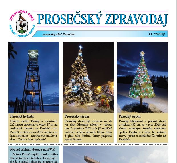 Prosečský zpravodaj 11-12/2023