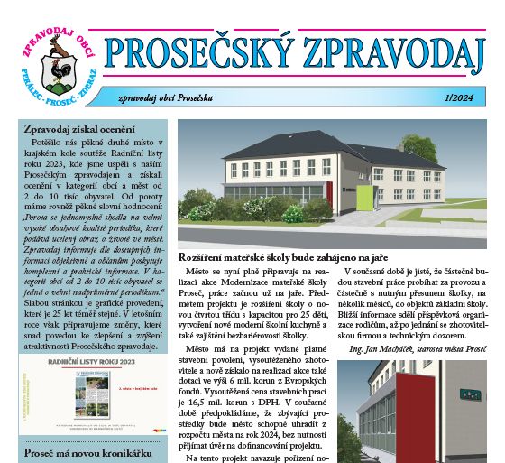 Prosečský zpravodaj 1/2024