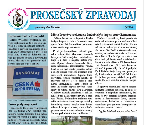 Prosečský zpravodaj 3/2024