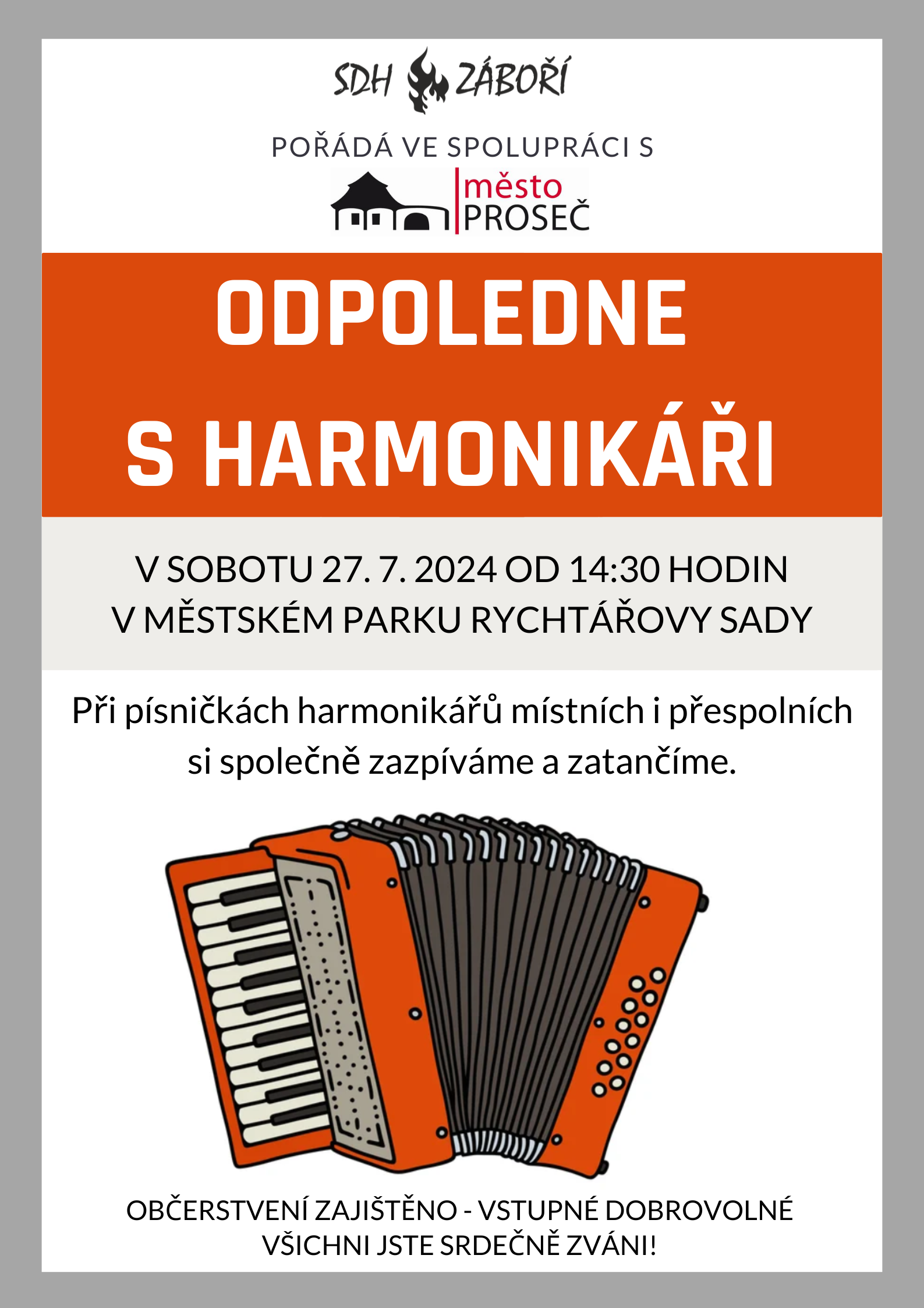 Odpoledne s harmonikáři