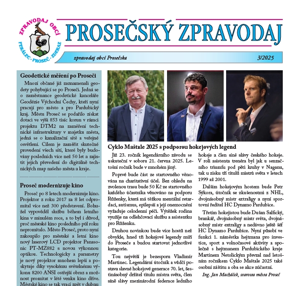 Prosečský zpravodaj 3/2025