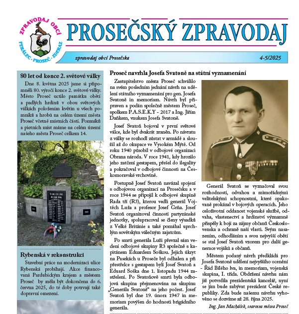 Prosečský zpravodaj 4-5/2025