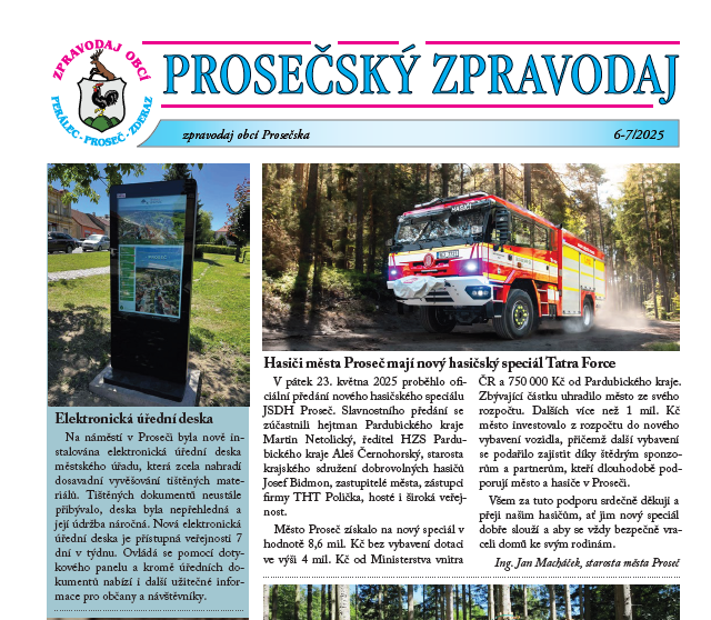 Prosečský zpravodaj 6-7/2025