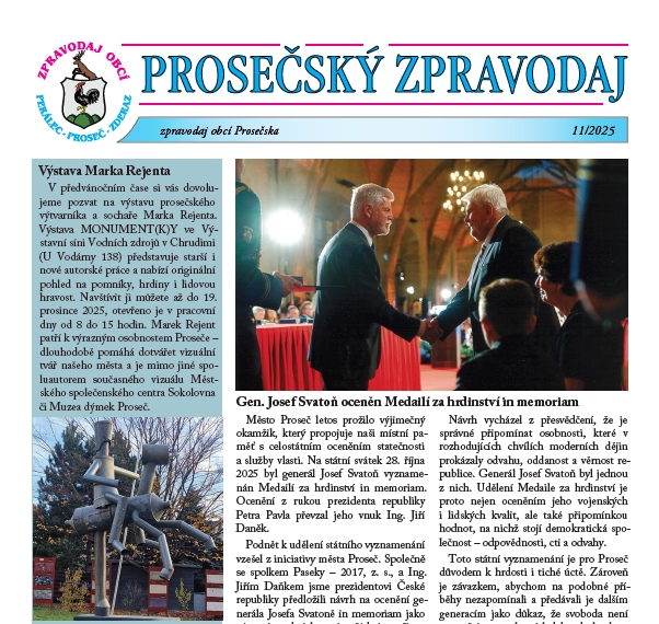 Prosečský zpravodaj 11/2025
