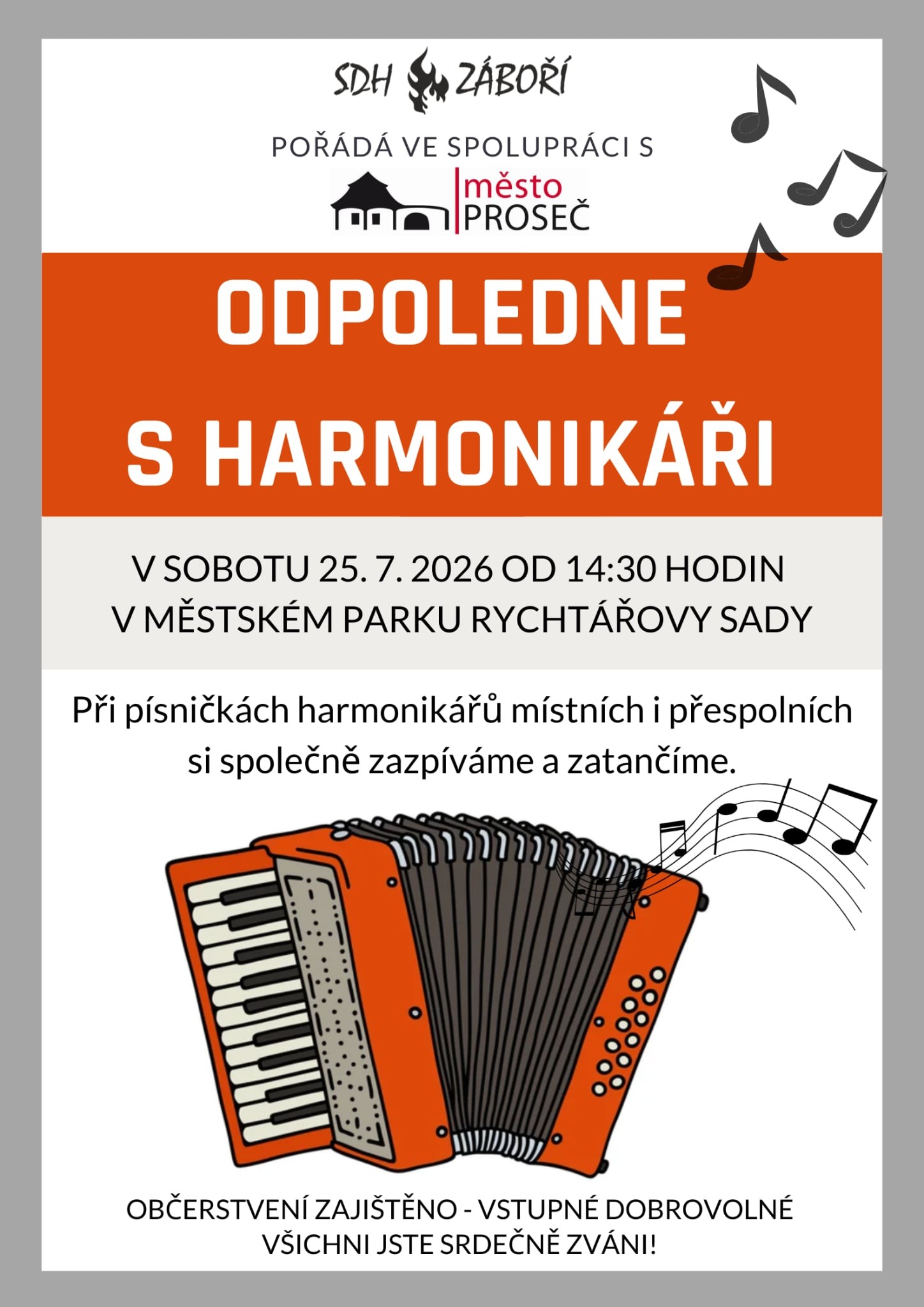 Odpoledne s harmonikáři