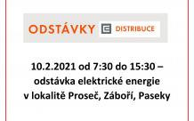 ODSTÁVKA ELEKTRICKÉ ENERGIE